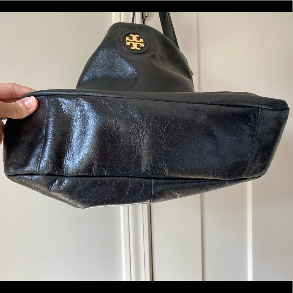 Tory Burch black leather satchel